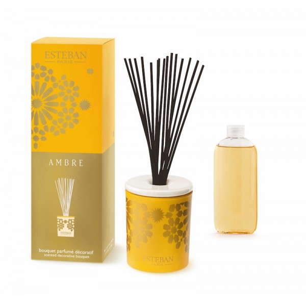 AMBRE Dekoracyjne pałeczki zapachowe 100ml Esteban Paris Parfums
