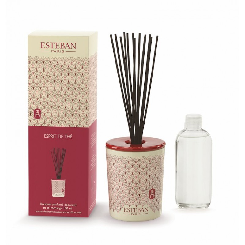 ESPRIT DE THE Dekoracyjne pałeczki zapachowe 100ml Esteban Paris Parfums