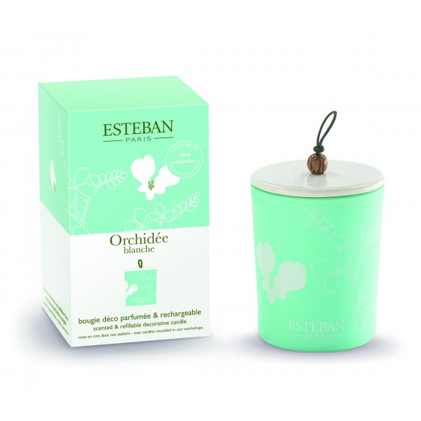 ORCHIDEE BLANCHE Świeca zapachowa Esteban Paris Parfums