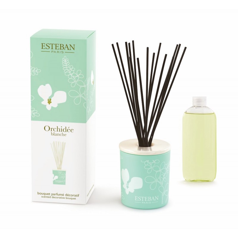 ORCHIDEE BLANCHE Dekoracyjne pałeczki zapachowe 100ml Esteban Paris Parfums