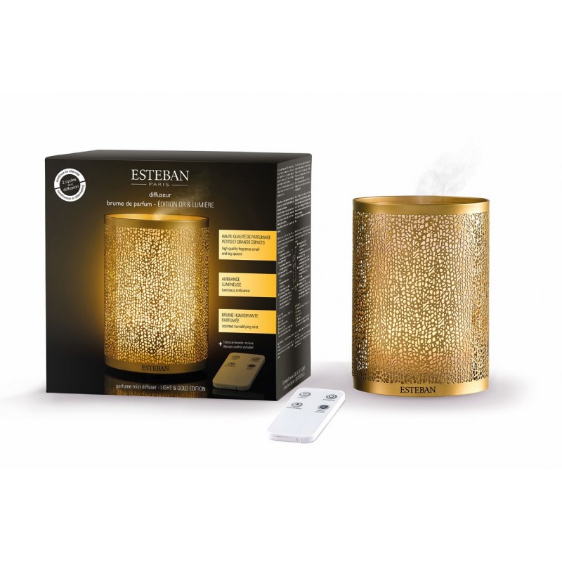 LIGHT & GOLDEN Odświeżacz ultradźwiękowy Esteban Paris Parfums