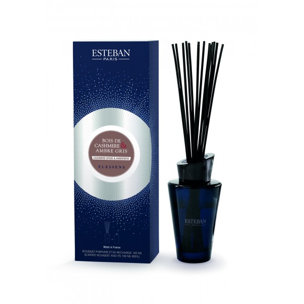 CASHMERE WOOD & AMBERGRIS Pałeczki zapachowe 150 ml Esteban Paris Parfums