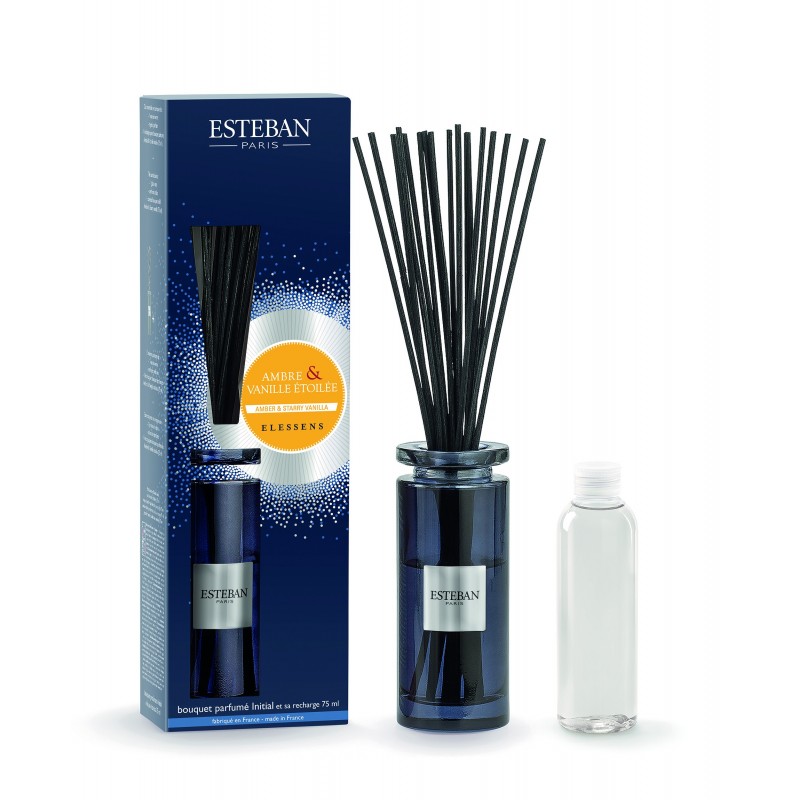 AMBER & STARRY VANILLA Pałeczki zapachowe 75 ml Esteban Paris Parfums