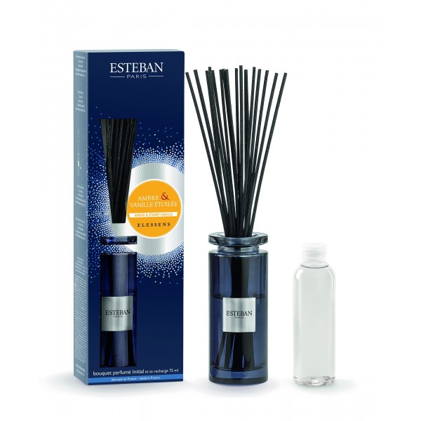 AMBER & STARRY VANILLA Pałeczki zapachowe 75 ml Esteban Paris Parfums