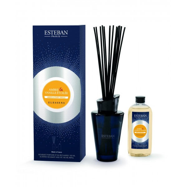 AMBER & STARRY VANILLA Pałeczki zapachowe 150 ml Esteban Paris Parfums