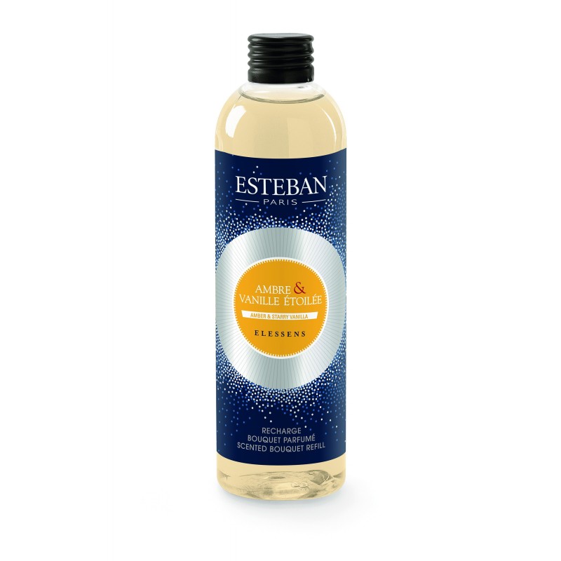 AMBER & STARRY VANILLA Uzupełniacz do pałeczek 250 ml Esteban Paris Parfums