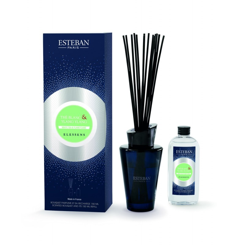 WHITE TEA & YLANG YLANG Pałeczki zapachowe 150 ml Esteban Paris Parfums