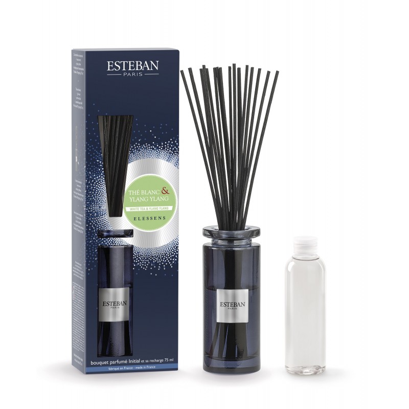 WHITE TEA & YLANG YLANG Pałeczki zapachowe 75 ml Esteban Paris Parfums